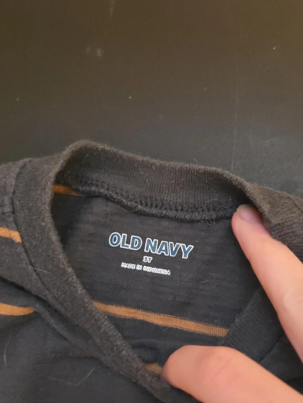 Old Navy Boys Striped Long Sleeve T Shirt EUC